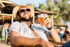 A day for kicking back with a cold one